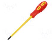 Screwdriver; insulated; slot; SL 3; Blade length: 100mm BM GROUP