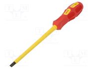 Screwdriver; insulated; slot; SL 6,5; Blade length: 150mm BM GROUP