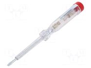 Voltage tester; slot; insulated; SL 3; Blade length: 60mm; 250VAC BM GROUP