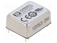 Converter: DC/DC; 3W; Uin: 18÷36VDC; Uout: 12VDC; Iout: 260mA; THT XP POWER