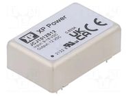 Converter: DC/DC; 10W; Uin: 9÷18VDC; Uout: 12VDC; Iout: 833mA; THT XP POWER