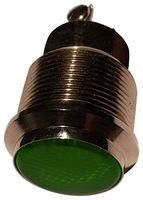 PANEL INDICATOR, GREEN, 1.18", 24VDC