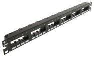 CONNECTOR, MOD PATCH PANEL, 24PORT, 1U