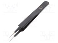 Tweezers; Blade tip shape: sharp; Tweezers len: 110mm; ESD 