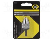 Drill holder; Mounting: 1/4" (C6,3mm) C.K