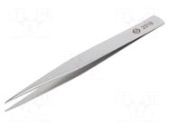 Tweezers; 130mm; for precision works; Blade tip shape: sharp C.K
