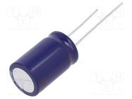 Capacitor: electrolytic; THT; 2200uF; 35VDC; Ø16x25mm; Pitch: 7.5mm PANASONIC