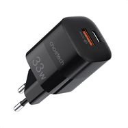 Choetech Fast USB Wall Charger USB Type C PD QC 33W black (PD5006), Choetech