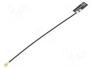 Antenna; Bluetooth,WiFi,ZigBee; 3.6dBi; linear; for ribbon cable MOLEX