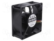 Fan: DC; axial; 24VDC; 92x92x38mm; 186m3/h; 50dBA; ball; 5000rpm SANYO DENKI