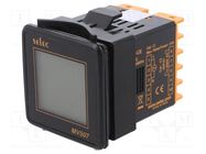 Voltmeter; digital,mounting; VAC: 50÷480V; on panel; True RMS; LCD SELEC