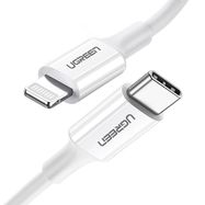 Ugreen US171 Lightning - USB-C PD Cable 20W 3A 480Mb/s 1.5m - White, Ugreen