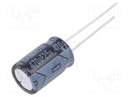 Capacitor: electrolytic; THT; 470uF; 25VDC; Ø10x16mm; Pitch: 5mm SAMXON