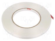 Tape: electrical insulating; W: 9mm; L: 55m; Thk: 0.165mm; acrylic 3M