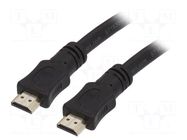 Cable; HDMI plug,both sides; PVC; 20m; black; HDMI 1.4; Core: Cu GEMBIRD
