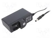 Power supply: switching; mains,plug; 12VDC; 2A; 24W; Plug: none XP POWER