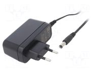 Power supply: switching; mains,plug-in; 5VDC; 2.1A; 12W; 79% XP POWER