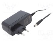 Power supply: switching; mains,plug; 12VDC; 2A; 24W; Plug: EU; 85% XP POWER