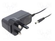 Power supply: switching; mains,plug; 24VDC; 1A; 24W; Out: 5,5/2,1 XP POWER