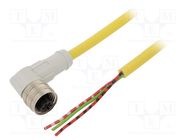 Connection lead; M12; PIN: 3; angled; 10m; plug; CSA; -25÷70°C; IP67 EATON ELECTRIC