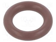 O-ring gasket; FPM; Thk: 2.5mm; Øint: 8mm; brown; -20÷200°C 