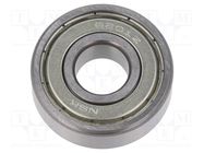 Bearing: ball; Øint: 12mm; Øout: 32mm; W: 10mm; bearing steel 