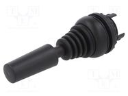 Switch: joystick; 22mm; Stabl.pos: 2; black; none; IP66; Pos: 2 EATON ELECTRIC