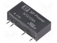 Converter: DC/DC; 1W; Uin: 12V; Uout: 12VDC; Iout: 84mA; SIP; 80kHz XP POWER