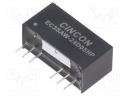 Converter: DC/DC; 3W; Uin: 9÷36V; Uout: 5VDC; Uout2: -5VDC; THT; OUT: 2 CINCON