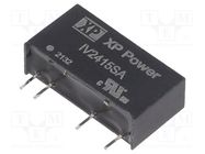 Converter: DC/DC; 1W; Uin: 24V; Uout: 15VDC; Iout: 66mA; SIP; THT; IV XP POWER