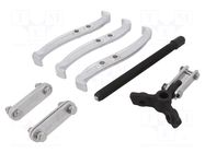 Bearing puller; 3-armig; 70÷150mm; 6" KING TONY