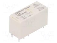 Relay: electromagnetic; DPDT; Ucoil: 230VAC; 8A; 8A/30VAC; 2A/24VDC PHOENIX CONTACT