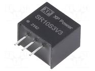 Converter: DC/DC; Uin: 4.75÷18VDC; Uout: 3.3VDC; Iout: 1000mA; SIP3 XP POWER