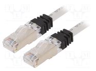 Patch cord; S/FTP,TX6A™ 10Gig; 6a; stranded; Cu; LSZH; grey; 2m PANDUIT