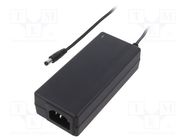 Power supply: switching; 15VDC; 4A; Out: 5,5/2,1; 60W; 90÷264VAC POS