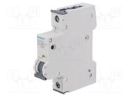 Circuit breaker; 230/400VAC; Inom: 10A; Poles: 1; Charact: D; 10kA SIEMENS