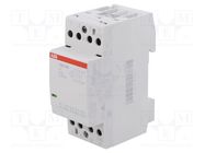 Contactor: 4-pole installation; 25A; 48VAC,48VDC; NO x4; -25÷55°C ABB