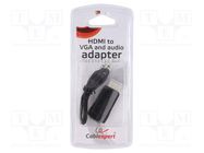 Converter; HDMI 1.4; Support: 1080p,FullHD; black; blister GEMBIRD