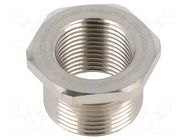 Reduction of threads for glands; Int.thread: M20; brass; nickel HUMMEL
