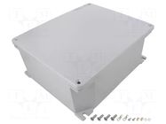 Enclosure: multipurpose; X: 264mm; Y: 314mm; Z: 122mm; aluminium ILME