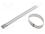 Cable tie; L: 150mm; W: 12mm; stainless steel AISI 304; 1112N RAYCHEM RPG