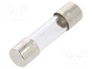 Fuse: fuse; medium time-lag; 500mA; 250VAC; cylindrical,glass SCHURTER