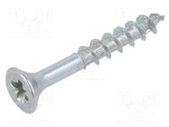 Screw; for wood; 4x30; Head: countersunk; Pozidriv; PZ2; zinc; SPAX® BOSSARD