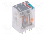 Relay: electromagnetic; 4PDT; Ucoil: 48VDC; Icontacts max: 6A ABB