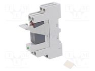 Relay: interface; DPDT; Ucoil: 230VAC; for DIN rail mounting ABB