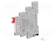 Relay: interface; SPDT; Ucoil: 24VAC,24VDC; for DIN rail mounting ABB