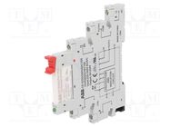 Relay: interface; SPDT; Ucoil: 230VAC,230VDC; Series: CR-S ABB