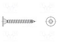 Screw; for wood; 3.5x25; Head: cheese head; Torx®; TX20; WIROX® BOSSARD