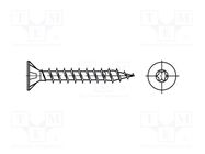 Screw; for wood; 4x25; Head: countersunk; Torx®; TX20; YELLOX® BOSSARD