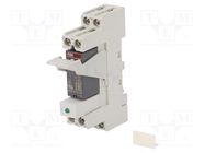 Relay: interface; SPDT; Ucoil: 24VDC; for DIN rail mounting; CR-P ABB